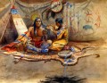 Salón de belleza indio 1899 Charles Marion Russell Los Indios Americanos